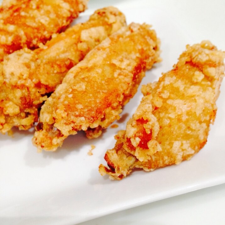 手羽中の唐揚げ レシピ 作り方 By Mamandetrois 楽天レシピ